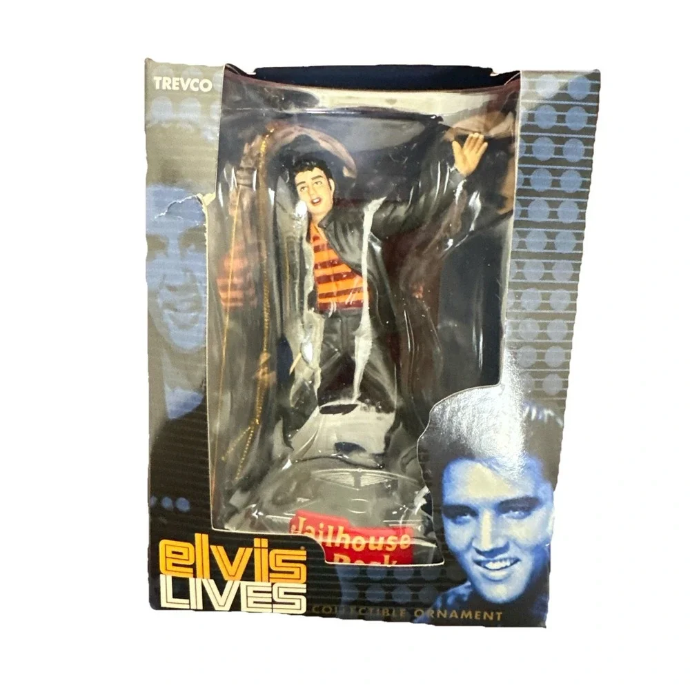 Elvis Lives Collectable Ornaments 68 Special, Jailhouse Rock, American Greet SET